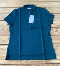 Lacoste NWT $89.50 Women’s Short Sleeve Polo Shirt Size 10 Green T10 - $49.49