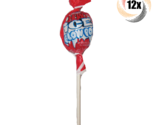 12x Pops Charms Cherry Ice Flavor Bubble Gum Filled Blow Pops Lollipop |... - £8.17 GBP