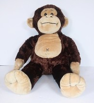 Build A Bear Monkey Chimp Brown Plush Stuffed Animal 17&quot; - £12.54 GBP