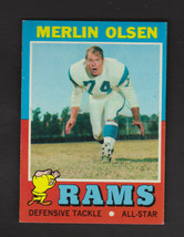 1971 Topps Football #125 Merlin Olsen Rams Nm - £7.04 GBP