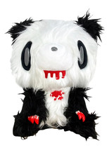Gloomy Bear Pand Black &amp; White Fur 8&quot; Sitting Plush Doll Mori Chack Licensed NEW - £17.49 GBP