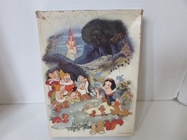SPRINGBOK  WALT DISNEY 100 PC PUZZLE SNOW WHITE &amp; SEVEN DWARFS 1973  - €2,56 EUR