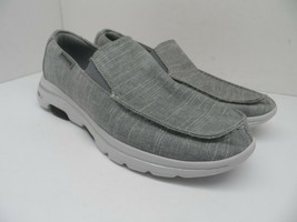 Skechers Men&#39;s Slip-On GOwalk 5 - Spitfire Casual Loafers Grey Size 12M - £34.16 GBP