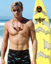 Laird John Hamilton North Shore Barechested Hunk By Surfboard 16x20 Canvas - £55.77 GBP