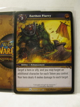 (TC-1558) 2009 World of Warcraft Trading Card #62/208: Earthen Flurry - $1.00