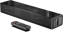 Compact Tv Speaker Soundbar With Bluetooth, Hdmi Arc, Optical, Aux, And,... - £30.83 GBP