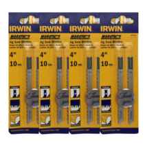 Irwin Marathon 3071412 4&quot; 10 TPI  Wood Reciprocating Saw Blade Pack of 4 - £14.00 GBP