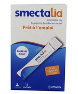 Smectalia, Diosmectite 3g For Acute Diarrhea-Drinkable Suspension-12 Sac... - £8.64 GBP