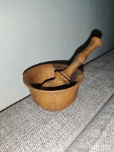 Wooden mortar and pestle from Sweden - £25.94 GBP
