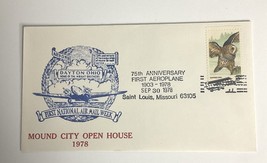 75th Anniversary First Aeroplane Mail Cover 1978 - $9.85