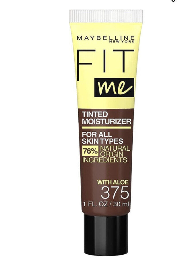 Maybelline Fit Me Tinted Moisturiser All Skin Types 375 Foundation With Aloe 1oz