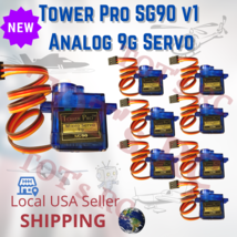 8pc Tower Pro SG90 V.1 Mini Servo TREX 450 RC Airplane, FPV Wing RC Heli... - $298.91 MXN