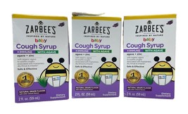 Zarbee&#39;s Cough Syrup + Immune with Agave Natural Grape, 2 fl oz Pack 3 E... - £22.86 GBP