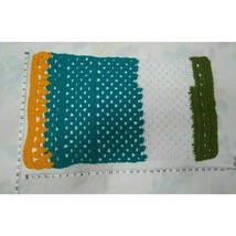 Miami Dolphins Colors Crochet Baby Cover/Nursing 18 x 28 Blanket Afghan - $8.86