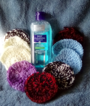 Clean &amp; Clear Astringent and 40 Assorted Random Mix Crochet Scrubbers. - £20.44 GBP