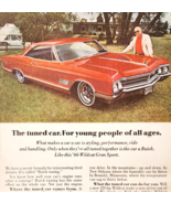1966 Buick Wildcat Gran Sport Advertisement Automobilia Cars Vintage DWF27 - $552.13 MXN