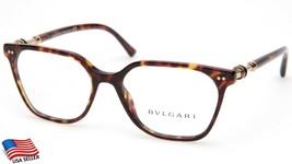 New Bvlgari 4178 504 Havana Eyeglasses Frame 53-16-140mm B34mm Italy - £194.23 GBP