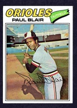 Baltimore Orioles Paul Blair 1977 Topps #313 ex mt - £0.63 GBP