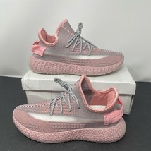 Women&#39;s Anki Pink Gray Comfort Fashion Sneakers Shoes Size 8 - $33.99