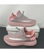 Women&#39;s Anki Pink Gray Comfort Fashion Sneakers Shoes Size 8 - $33.99