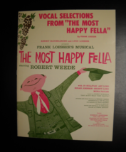 The Most Happy Fella Songbook Kermit Bloomgarden Lynn Loesser 1956 Frank... - $6.99