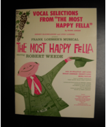 The Most Happy Fella Songbook Kermit Bloomgarden Lynn Loesser 1956 Frank... - £5.53 GBP