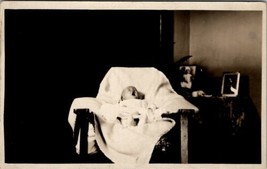 RPPC Cute Baby Napping and a Yawn Postcard U6 - $4.95