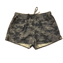 Half Moon By Modern Movement Blue Grey Camo Athletic Shorts Womens Large... - £7.07 GBP