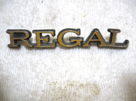 Vintage Collectible Buick REGAL Gold Emblem-3.8L V6-V8-GS-GSX-4.3L-T Type-Coupe! - $14.95