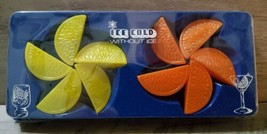 Vintage Ice Cold Ice Cubes Original Product New Old Stock Lemon Oranges Slices - £13.12 GBP
