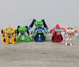 Hasbro Playskool Heroes Transformers Rescue Bots Toy Figures - Lot of 6 - £26.09 GBP