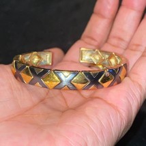 Geometric Design Stretchy Cuff bracelet - $17.82