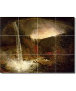 Thomas Cole Waterfalls Painting Ceramic Tile Mural BTZ01833 - $164.12 CAD+
