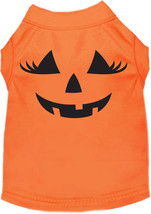 Mirage Pumpkin Face Her Costume Shirt Orange for Dogs or Cats Halloween - £12.62 GBP+