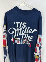 Miller Lite Sweater Mens Large Beer Drinking Bartender Ugly Christmas Holiday - £23.58 GBP