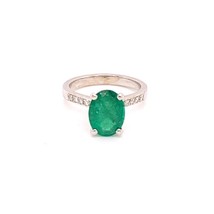 Emerald Diamond Ring 14k Gold 1.83 TCW Certified $3,950 920738 - £1,230.59 GBP