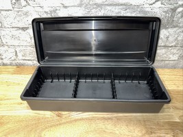 Vintage Alpha 15 Cassette Tapes Hard Plastic Storage Box Case Holder - £19.80 GBP