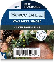 ☆☆YANKEE CANDLE WAX MELT TART SINGLES☆ Silver Sage and Pine, FREE SHIPPI... - $5.89