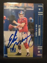 Eli Manning Hand Signed Football Rookie Card Autograph New York Giants A... - $55.00
