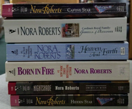 Nora Roberts Gabriella And Alexander Heaven And Earth Captive Star Hidden Sta X6 - £13.29 GBP
