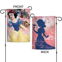 Disney Snow White Fairest In The Land 12&quot; x 18&quot; Premium Decorative Garden Flag - £13.53 GBP