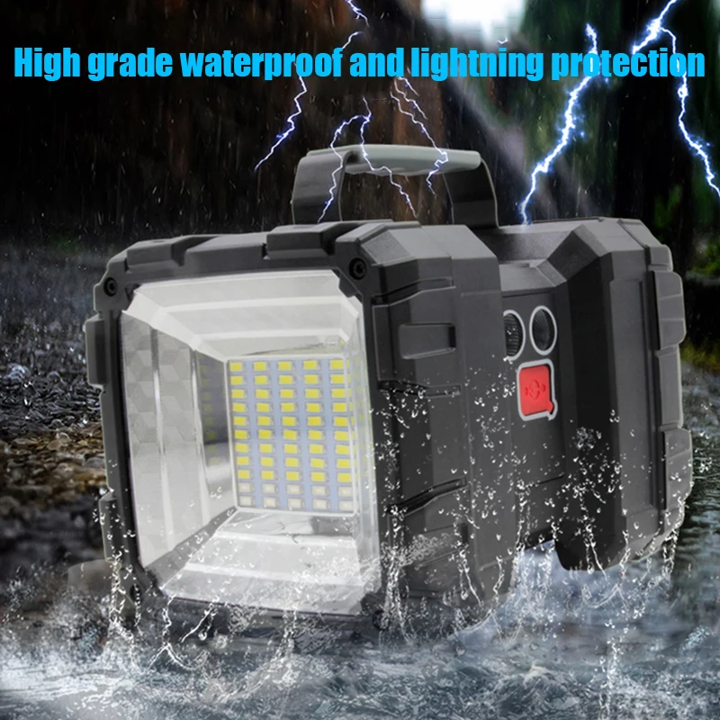 House Home P70 Super Bright XA100 LED Usb Rechargeable Double Head Searchlight H - £25.65 GBP