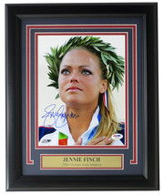 Jennie Finch Signed Framed USA Softball 8x10 Photo PSA/DNA - £76.29 GBP
