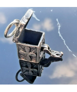 925 STERLING SILVER CHRISTIAN PRAYER BOX LOCKET PENDANT - $48.73 CAD