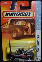 Matchbox 2008 -51 City Action Series 7 of 12 GMC Wrecker Tow Truck Black 1:64 Sc - £34.26 GBP
