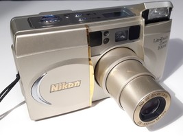 Nikon Lite Touch Zoom 100W Af 35mm Point & Shoot Film Camera Tested Works - $56.09