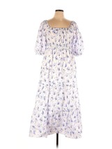 NWT LoveShackFancy x Target Gemma in White Floral Puff-Sleeve Maxi Dress XL - £71.96 GBP