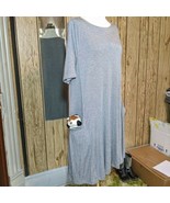 Adrienne Vittadini Comfy Casual Gray T-shirt Tent Dress w/ Pockets - Wom... - $364.94 MXN