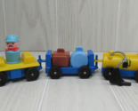 Fisher Price Little People Vintage airport blue yellow shuttle tram suit... - $24.74