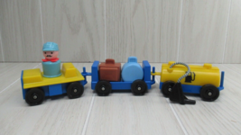 Fisher Price Little People Vintage airport blue yellow shuttle tram suit... - $24.74